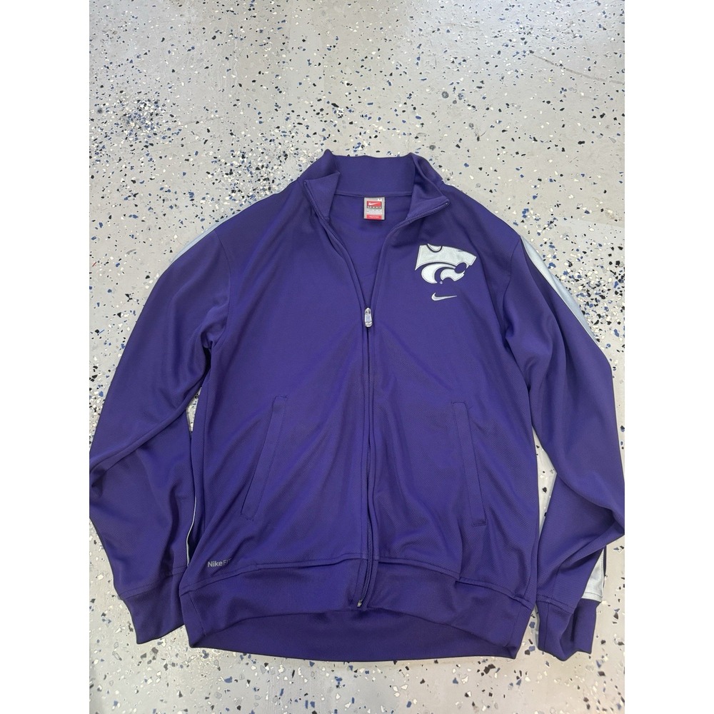 Vintage Nike Fits Day KSU Kansas State Full Zip Jacket Medium Used